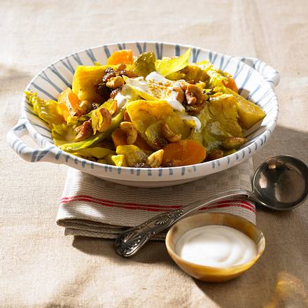 Geschmortes Weißkohl-Curry Rezept