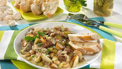 Geschnetzeltes à la Boeuf Stroganoff Rezept - Foto: Maass