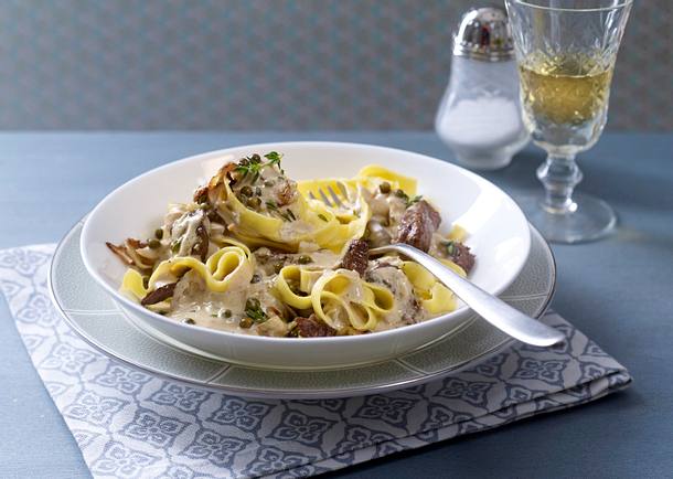 Geschnetzeltes in Pfefferrahmsoße Rezept Geschnetzeltes in Pfefferrahmsoße Rezept