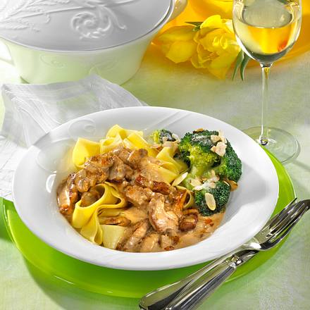 Geschnetzeltes in Sherry-Pilz-Rahm Rezept