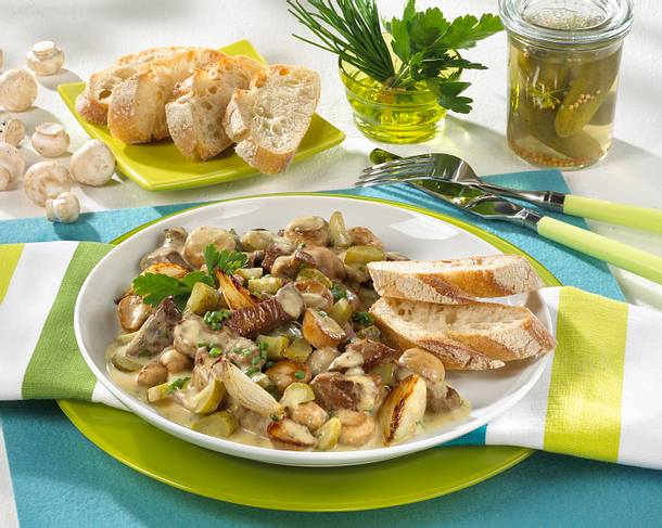 Geschnetzeltes à la Stroganoff Rezept