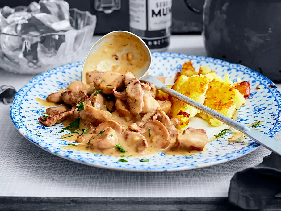 Geschnetzeltes Zürcher Art Rezept Geschnetzeltes Zürcher Art Rezept