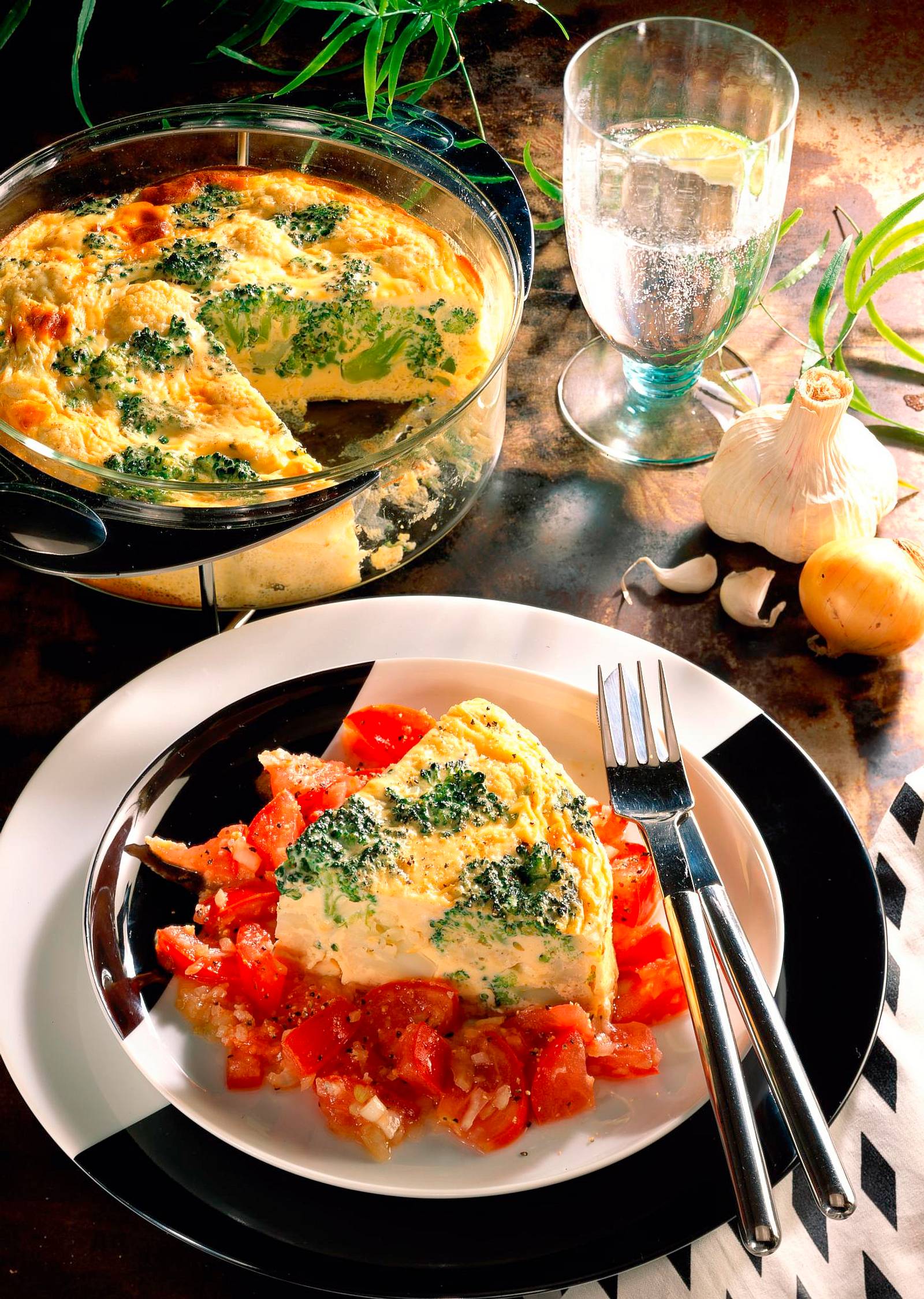 Gestockte BlumenkohlBroccoliTerrine Rezept LECKER