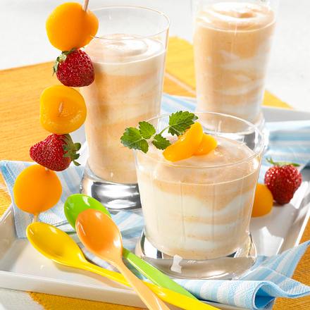 Gestrudelte Joghurt-Mousse Rezept