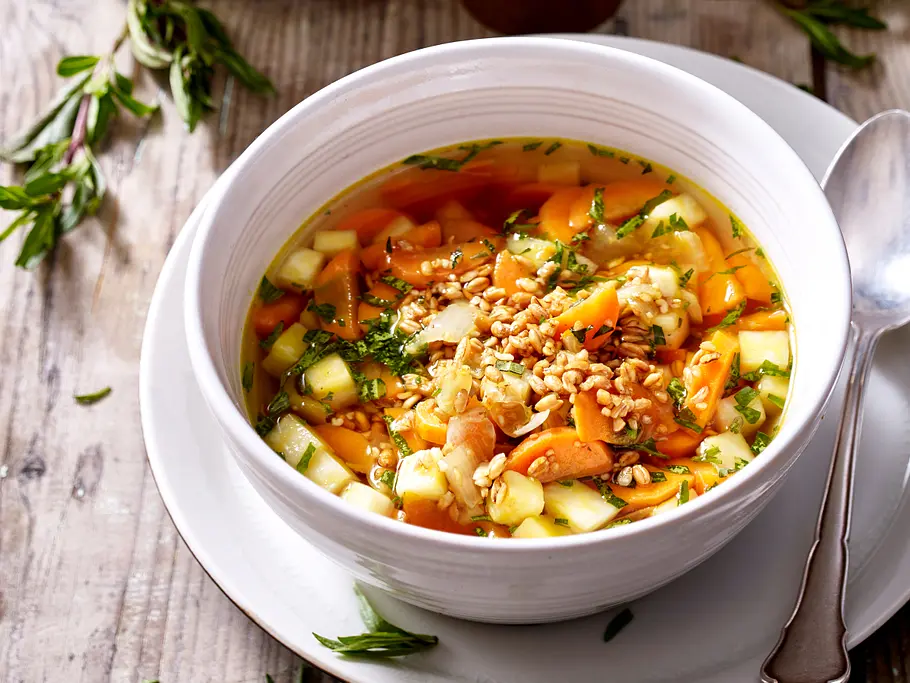 Getreidesuppe mit Gemüse Rezept Getreidesuppe mit Gemüse Rezept
