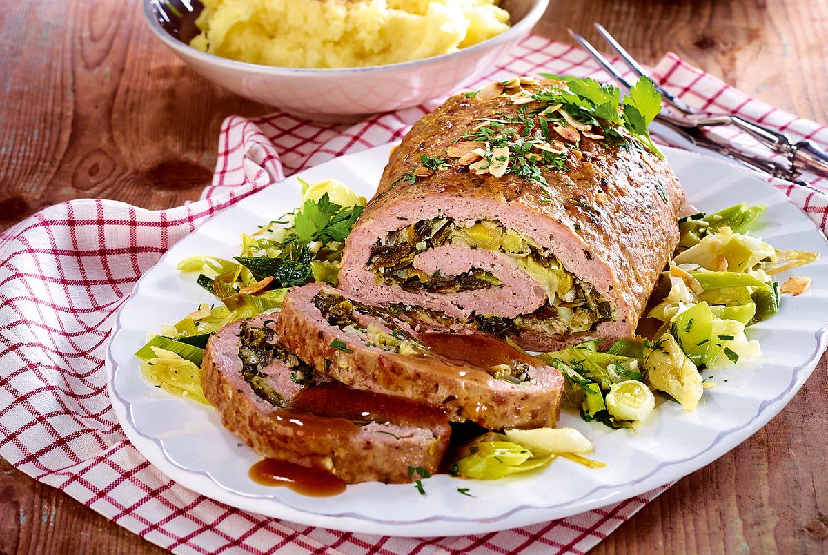 Gewickelter Hackbraten Rezept