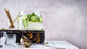 Gintastische Bowle mit frischer Minze & Gurke Rezept - Foto: House of Food / Bauer Food Experts KG