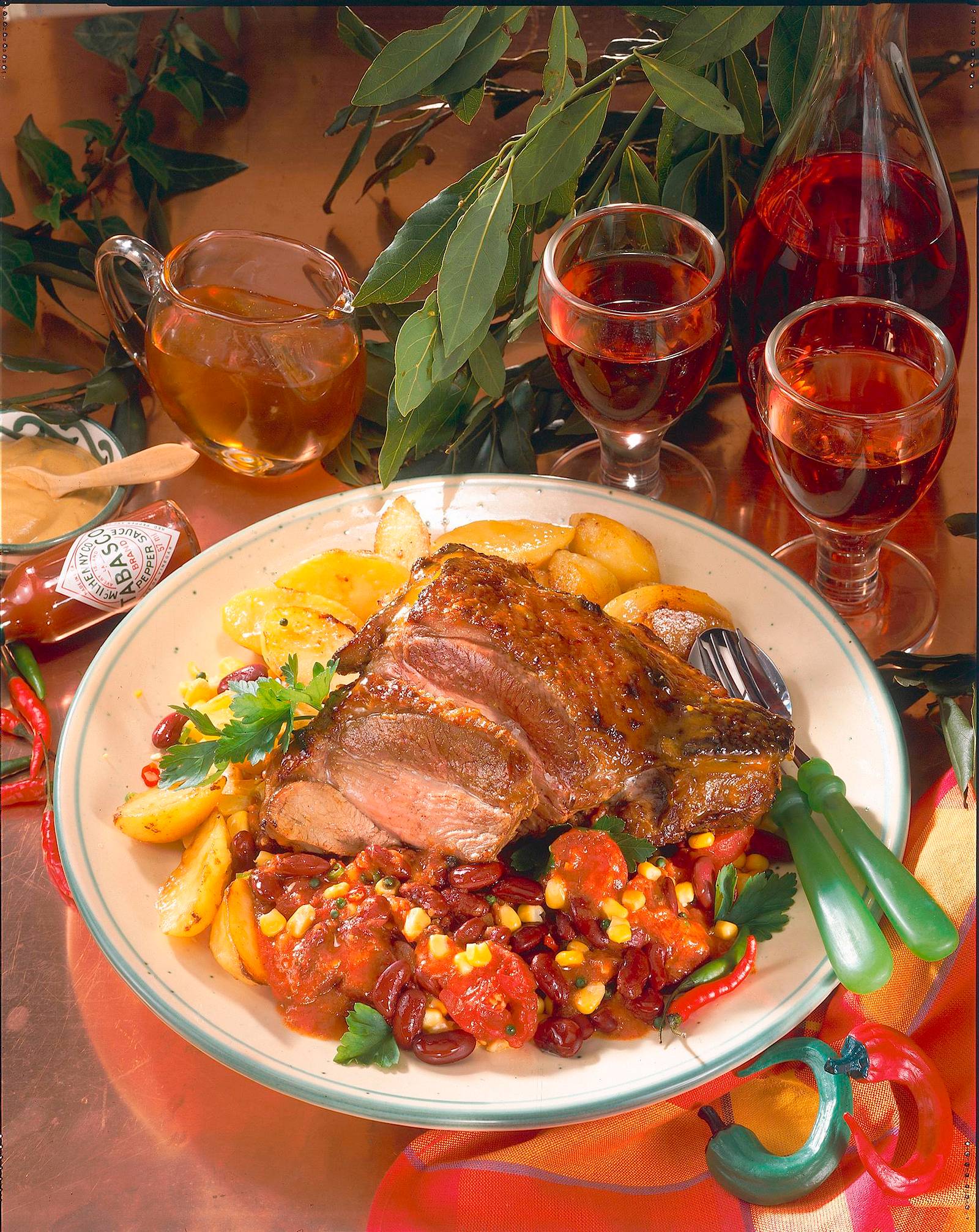Glasierte Putenoberkeule Rezept | LECKER