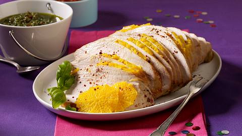Glasierter Putenbraten mit zwei Dips Rezept - Foto: House of Food / Bauer Food Experts KG