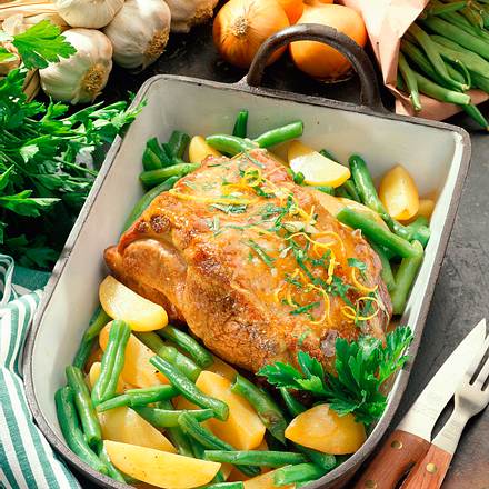 Glasierter Schweinebraten Rezept Glasierter Schweinebraten Rezept
