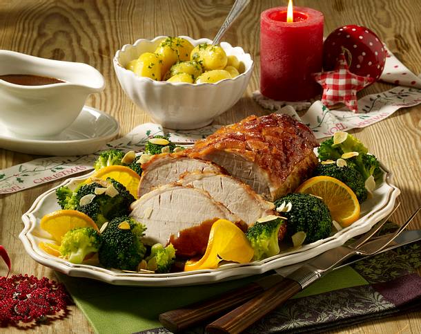 Glasierter Schweinebraten Rezept Glasierter Schweinebraten Rezept