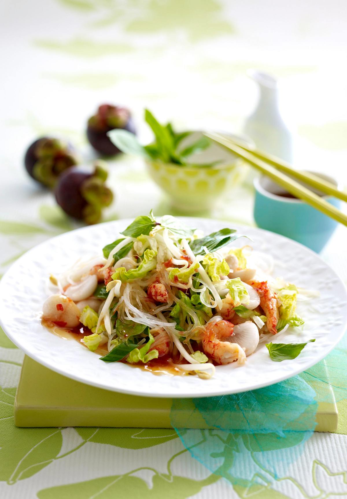 Glasnudelsalat mit Mangostanen Rezept