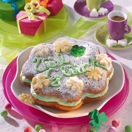 Glücksklee-Kuchen Rezept