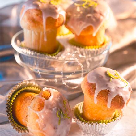 Glückspilze mit Limettenguss Rezept