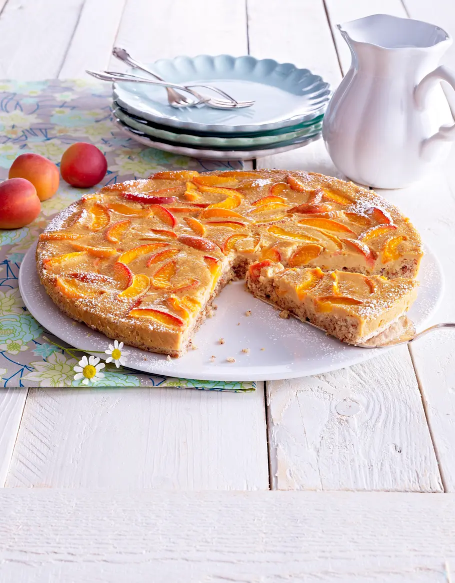 Glutenfreie Aprikosen-Tarte Rezept Glutenfreie Aprikosen-Tarte Rezept