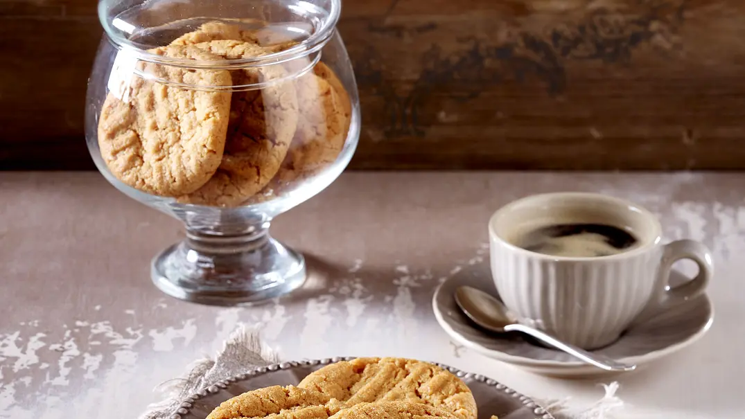 Glutenfreie Erdnussbutter-Cookies Rezept - Foto: LECKER @ Bauer Media Group