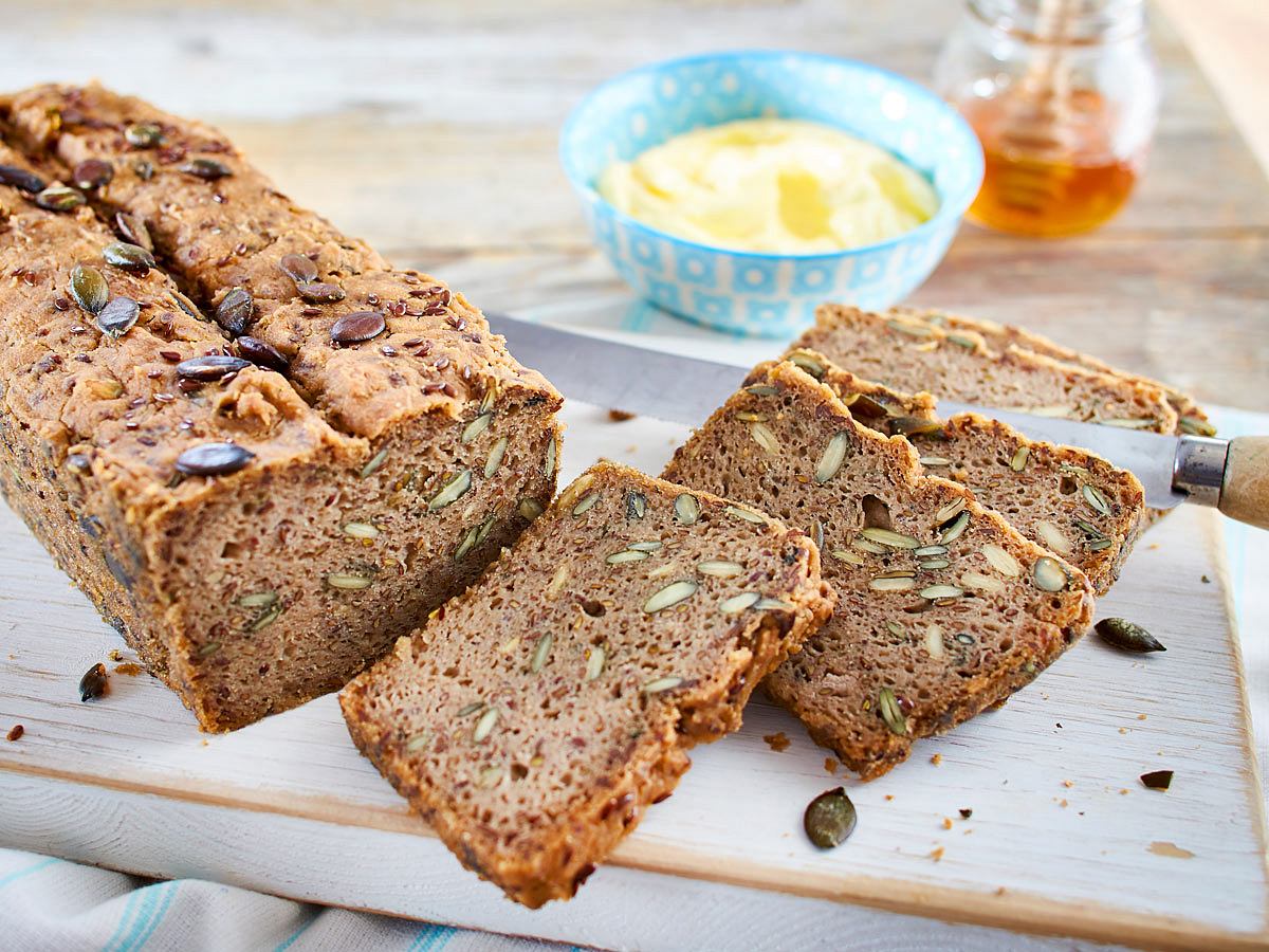 Glutenfreies Kürbiskern-Brot Rezept