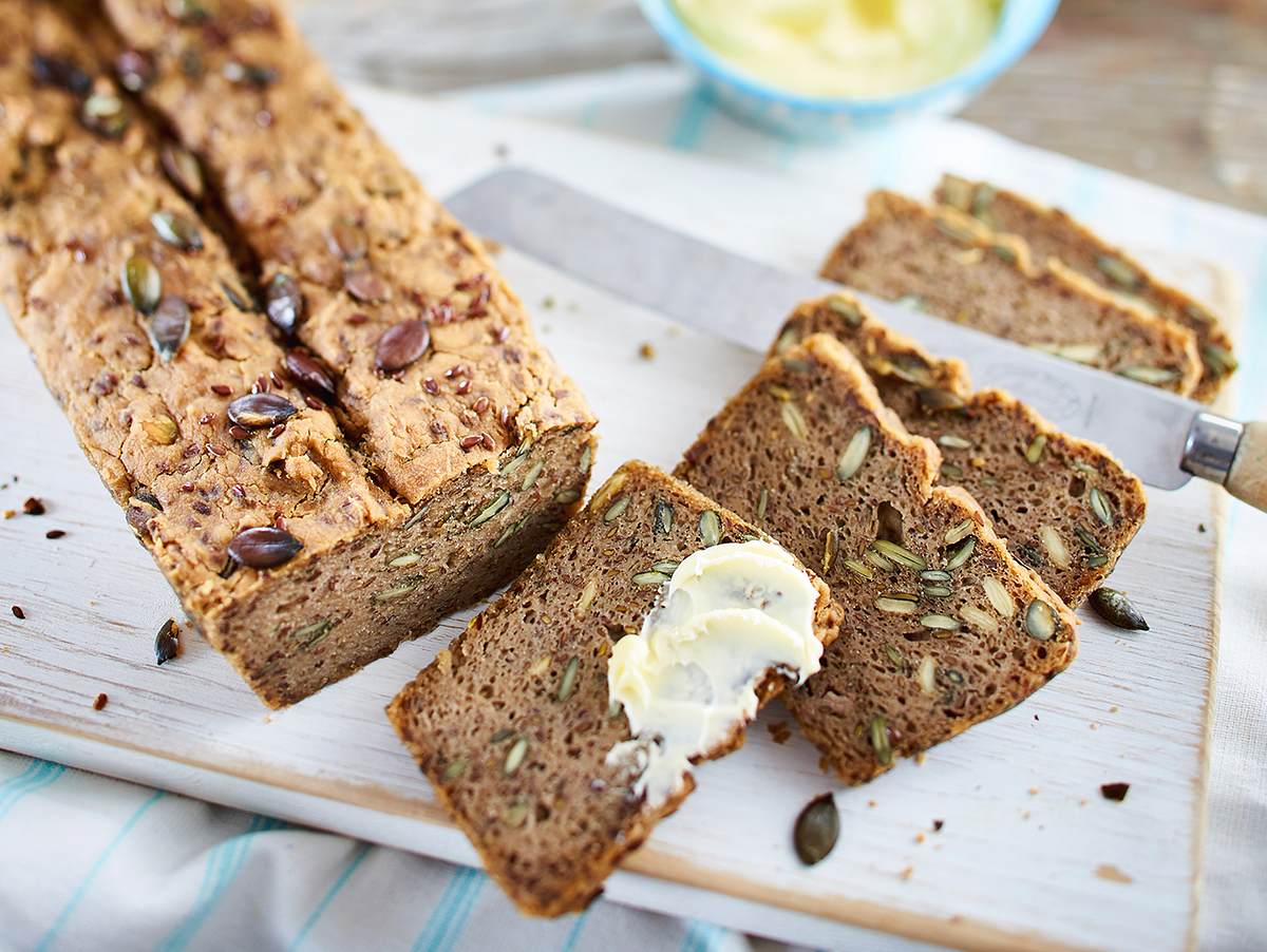 Glutenfreies Kürbiskern-Brot Rezept