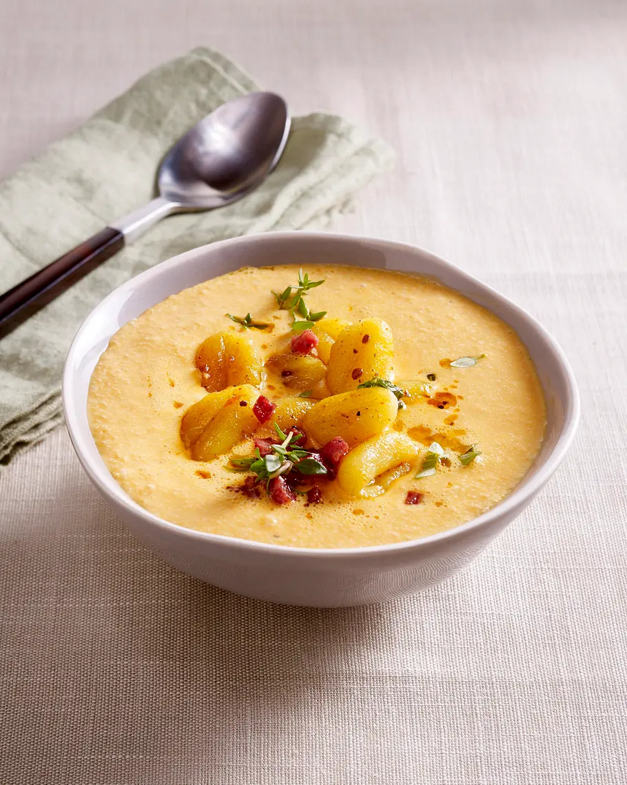 Gnocchi in Paprikarahmsuppe Rezept