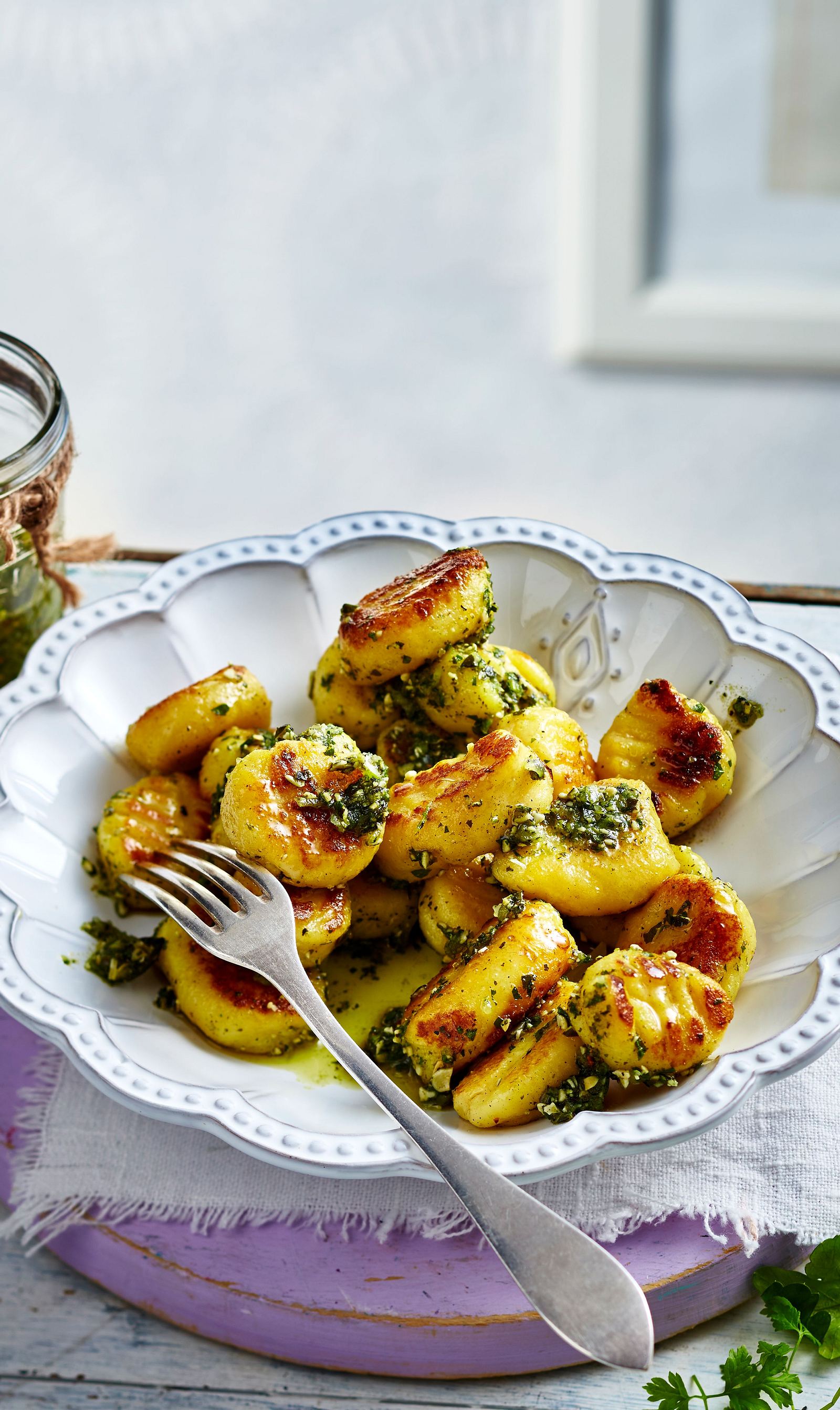 Gnocchi mit Frühlingspesto Rezept LECKER