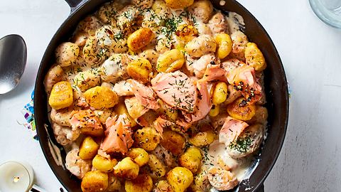 Gnocchi mit Lachs „Flinker Fisch“ Rezept - Foto: House of Food / Bauer Food Experts KG