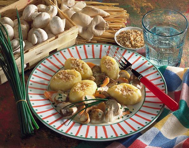 Gnocchi mit Pilzsoße Rezept