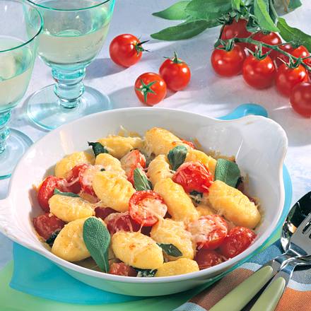 Gnocci-Tomaten-Gratin Rezept