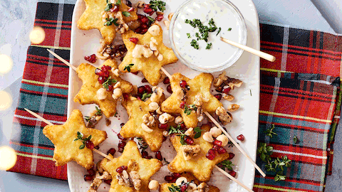Goldene Stern-Spieße Rezept - Foto: House of Food / Food Experts KG
