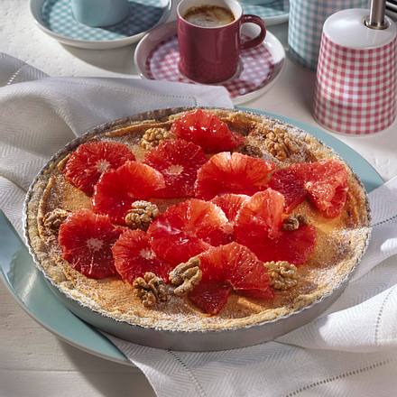 Grapefruit-Walnusstarte Rezept