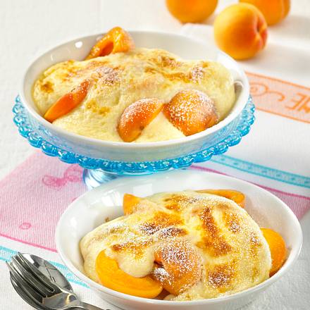Gratinierte Aprikosen mit Grappaschaum Rezept Gratinierte Aprikosen mit Grappaschaum Rezept