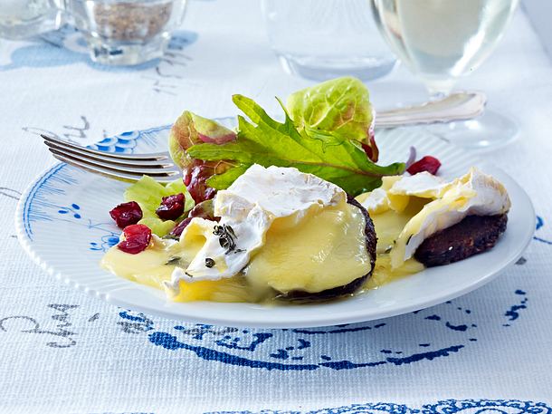 Gratinierte Camembert-Taler Rezept Gratinierte Camembert-Taler Rezept