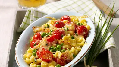 Gratinierte Gemüse-Spätzle Rezept - Foto: LECKER @ Bauer Media Group