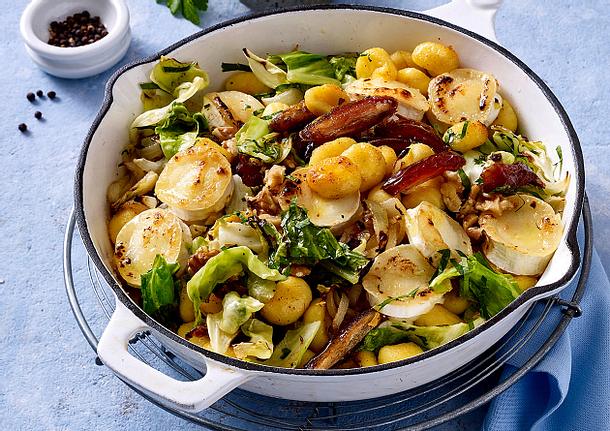 Gratinierte Gnocchi-Pfanne Rezept