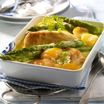 Gratinierte Hähnchenfilets in Käsesoße Rezept