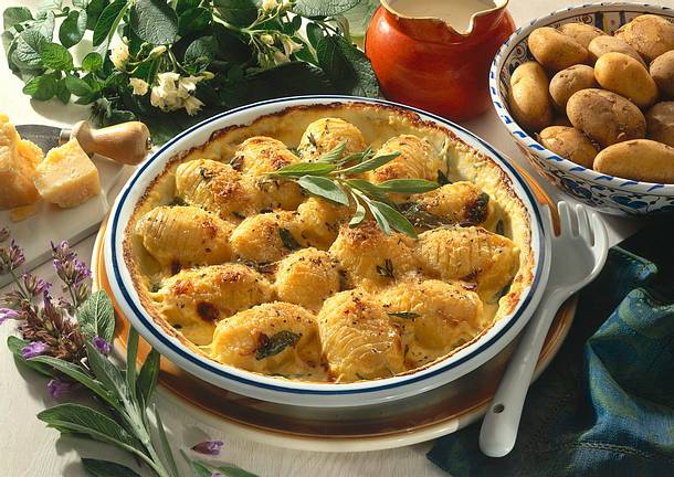 Gratinierte schwedische Kartoffeln Rezept Gratinierte schwedische Kartoffeln Rezept