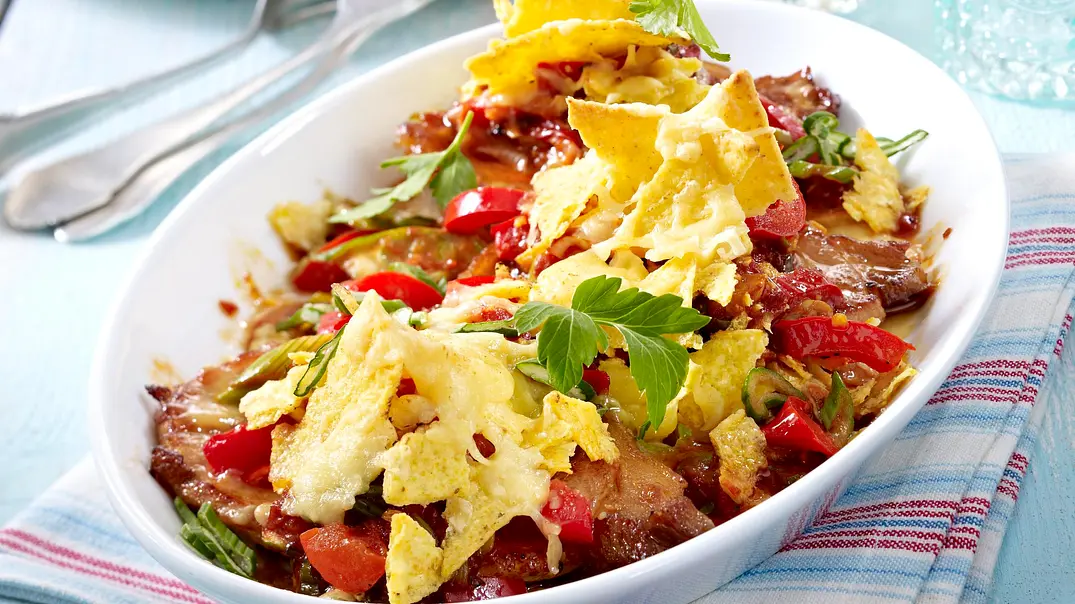 Gratinierte Taco-Schnitzel Rezept - Foto: LECKER @ Bauer Media Group Gratinierte Taco-Schnitzel Rezept - Foto: LECKER @ Bauer Media Group