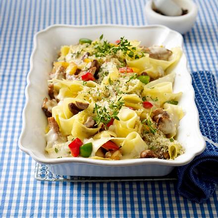 Gratiniertes Geschnetzeltes Rezept Gratiniertes Geschnetzeltes Rezept