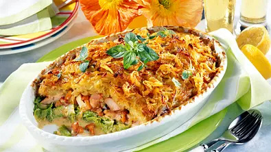Gratiniertes Kasseler-Geschnetzeltes Rezept - Foto: LECKER @ Bauer Media Group