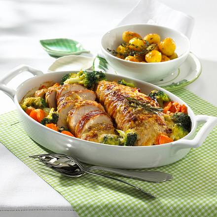 Gratiniertes Putenfilet Rezept Gratiniertes Putenfilet Rezept