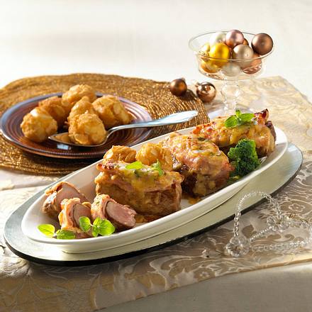 Gratiniertes Schweinefilet Rezept Gratiniertes Schweinefilet Rezept