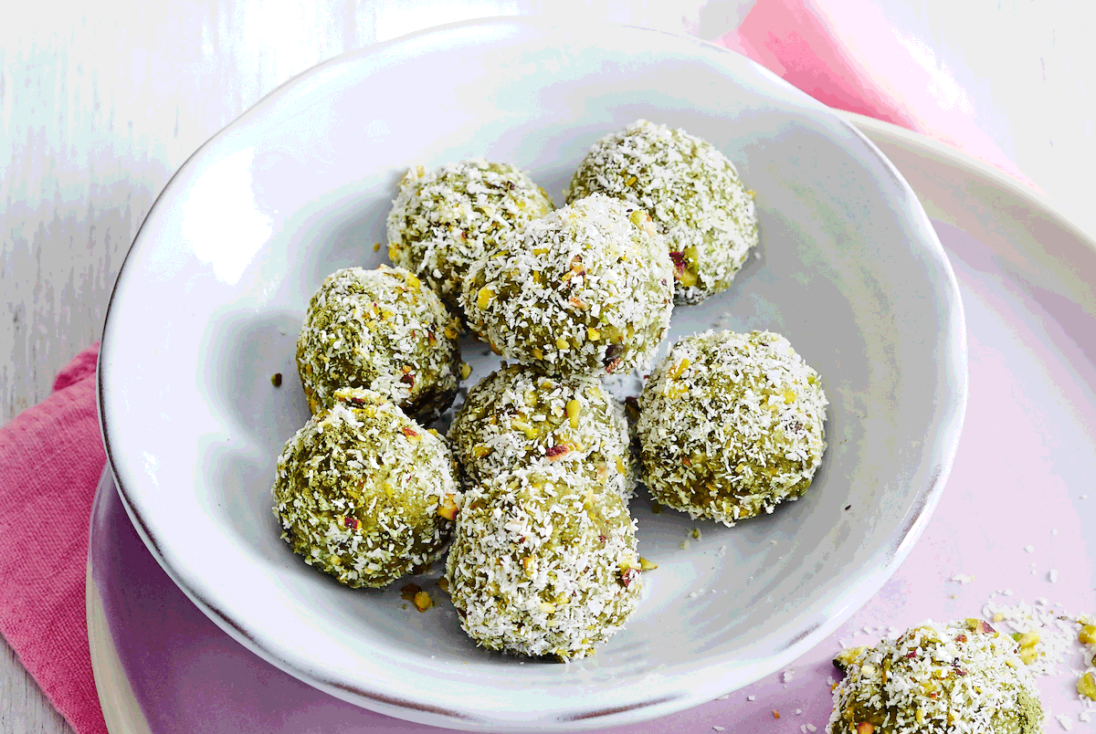 Green Energy Balls Rezept