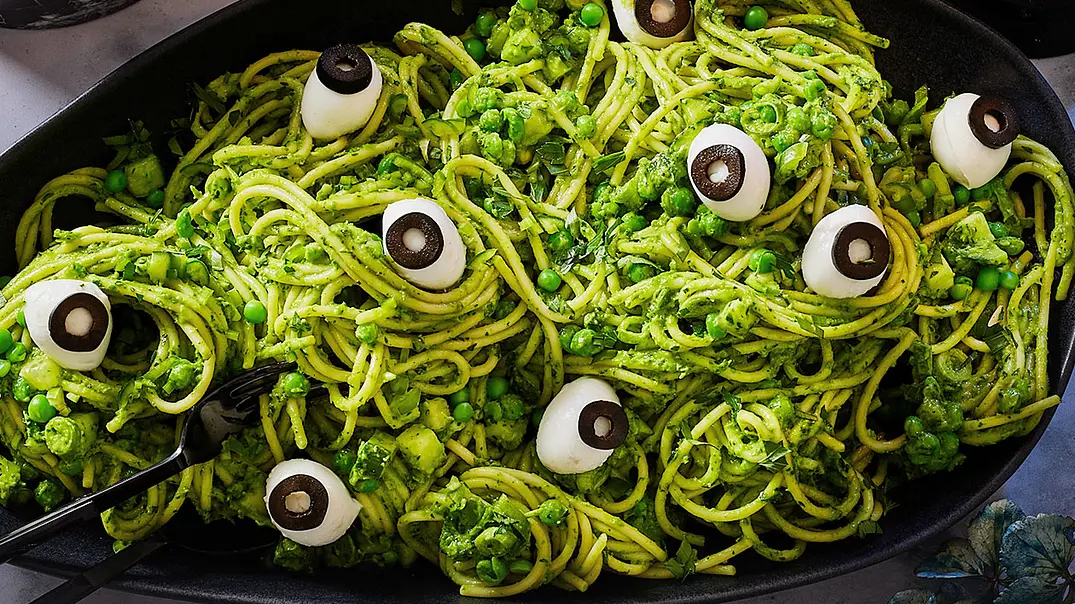 Green-Monster-Nudelsalat mit Erbsen Rezept - Foto: LECKER @ Bauer Media Group