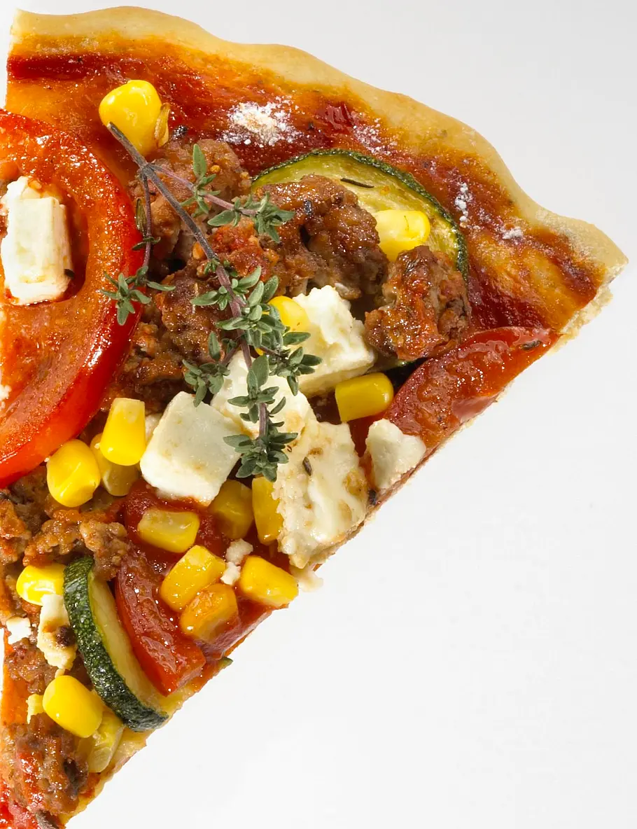 Griechische Hackfleisch-Pizza Rezept