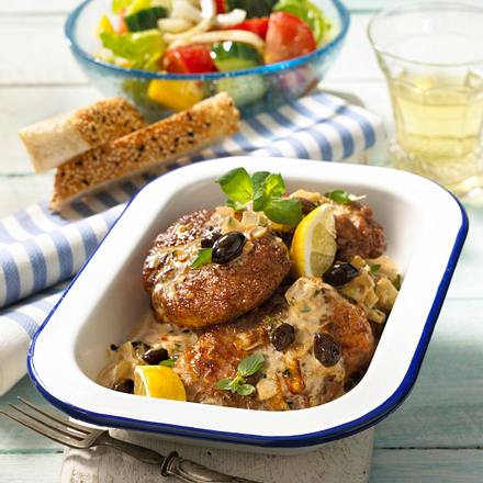 Griechische Hacksteaks Rezept Griechische Hacksteaks Rezept