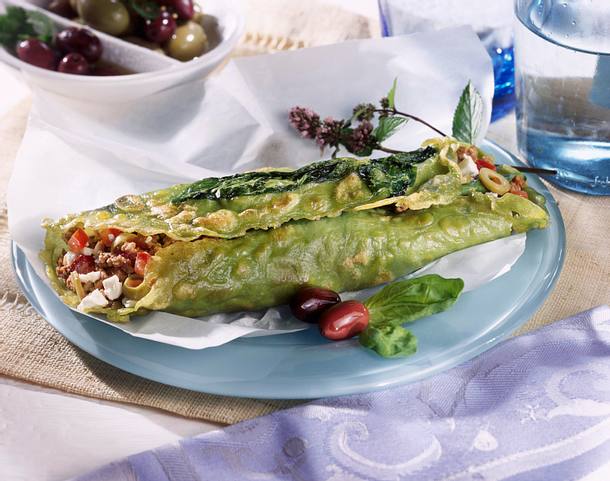 Griechische Wraps Rezept Griechische Wraps Rezept
