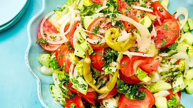 Griechischer Bauernsalat Rezept - Foto: LECKER @ Bauer Media Group