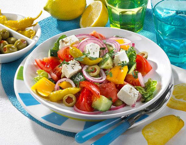 Griechischer Bauernsalat Rezept Griechischer Bauernsalat Rezept