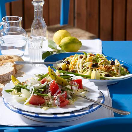Griechischer Bohnen-Salat Rezept