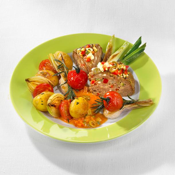 Griechischer Hackbraten Rezept Griechischer Hackbraten Rezept