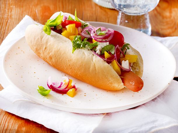 Griechischer Hotdog Rezept Griechischer Hotdog Rezept
